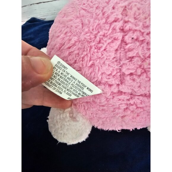 Disney Parks Pink Round Piglet Plush Fuzzy Ball Pink Winnie‎ The Pooh - Picture 5 of 6